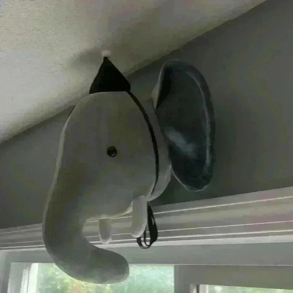 Elephant decor Child's bedroom stuffed animal  head Wall decoration - Picture 8 of 8